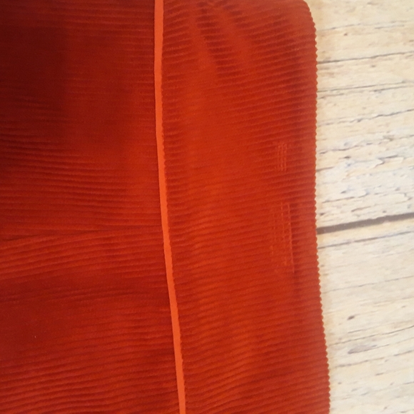 Sundance Catalog perfect days red corduroy mini skirt - Picture 6 of 11